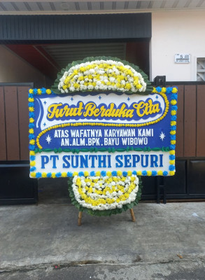 Papan Bunga Duka di Ciparigi